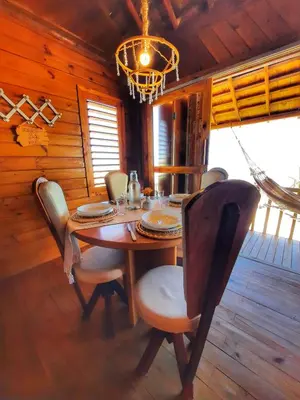 A planta de Chalet Paraiso Canoa na praia - Canoa Quebrada
