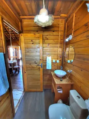 Uma casa de banho em Chalet Paraiso Canoa na praia - Canoa Quebrada