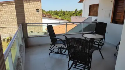 Uma varanda ou terraço em Casa Tropicana (2º andar)