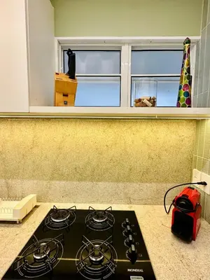 A cozinha ou kitchenette de Apartamento Aquarius Residence