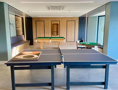 Comodidades para ténis de mesa em Apartamento Aquarius Residence ou nas proximidades