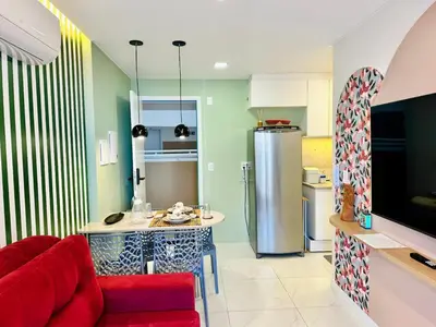 A cozinha ou kitchenette de Apartamento Aquarius Residence