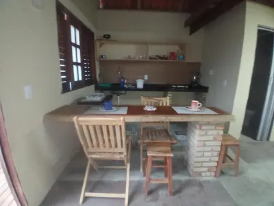 A cozinha ou kitchenette de Chales Da Mata