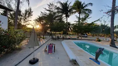 A piscina em ou perto de Pousada Unidos