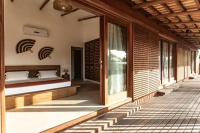 A planta de Casa Norte Preá - BELÍSSIMA casa com piscina privativa e no melhor lugar do Preá!