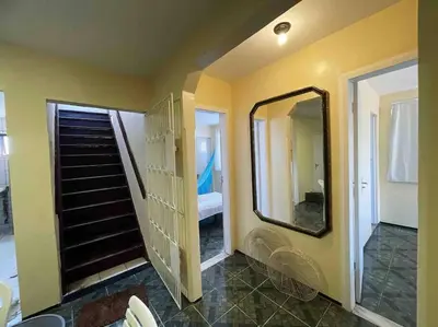 Uma cama ou camas num quarto em Apartamento na praia da tabuba com vista mar