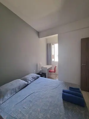 Uma cama ou camas num quarto em Cumbuco Residence #203