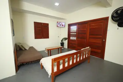 Uma cama ou camas num quarto em Casa da GabiLu
