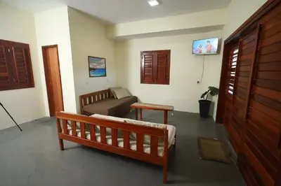 Uma área de estar em Casa da GabiLu