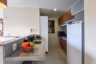 A cozinha ou kitchenette de VG Sun - Apto C5 207 - Paraíso na Praia do Cumbuco
