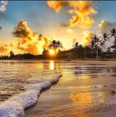 Paisagem natural perto da casa de férias
