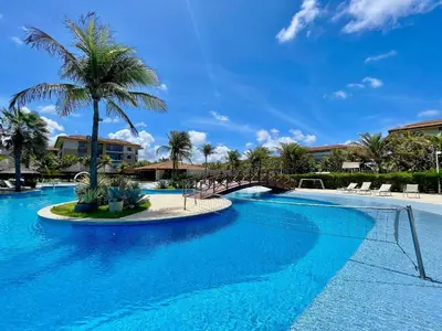 A piscina em ou perto de Incrível Resort Mandara Kauai - Porto das Dunas