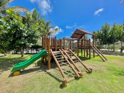 A área de jogos para crianças em Incrível Resort Mandara Kauai - Porto das Dunas