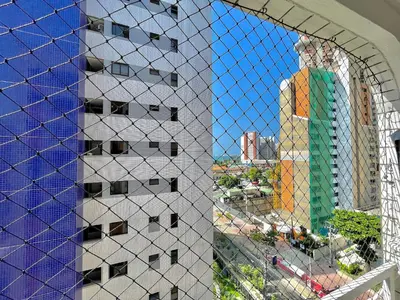 Uma vista geral de Fortaleza ou a vista da cidade a partir da casa de férias