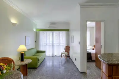 Uma área de estar em Premium Flats - Saint Martin
