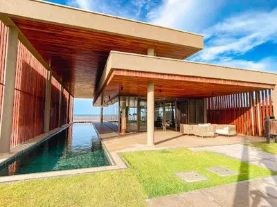 Paisagem natural perto da casa de férias