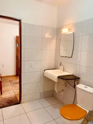 Uma casa de banho em Pousada Casa do Bruno