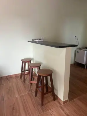 A planta de Apartamento 200m da lagoa