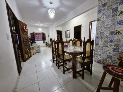 Uma área de estar em Casa Praia da Caponga