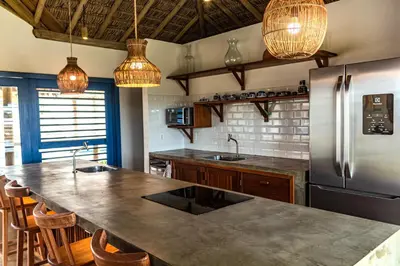 A cozinha ou kitchenette de Casa Pipa - Pontal de Maceió