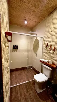 Uma casa de banho em Villa Jaguar Fortim