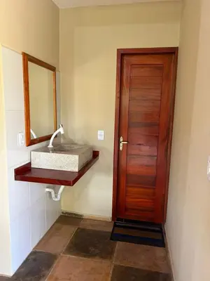 Uma casa de banho em Pousada Imperio dos Bambus