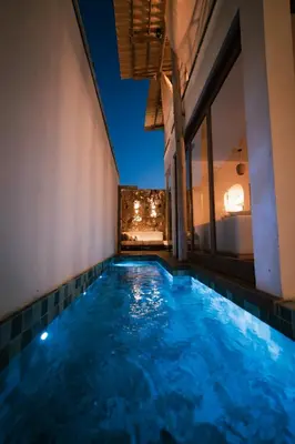 A piscina em ou perto de Saona Bangalôs Taíba