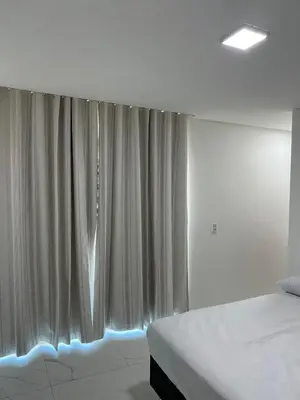 Uma cama ou camas num quarto em Meu Chale Flecheiras