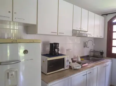 A cozinha ou kitchenette de Chalé La Fazenda