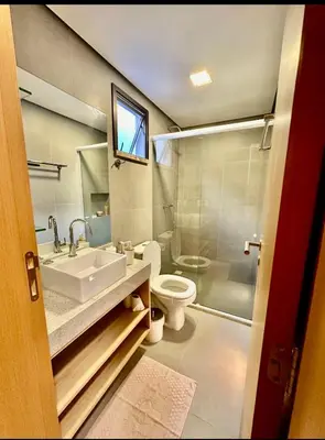 Uma casa de banho em CASA ALTO PADRÃO BEIRA MAR AO LADO DO Zorah Beach Trairi - Flecheiras