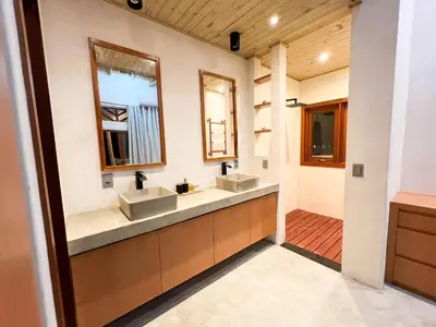 Uma casa de banho em Jurema Dourada