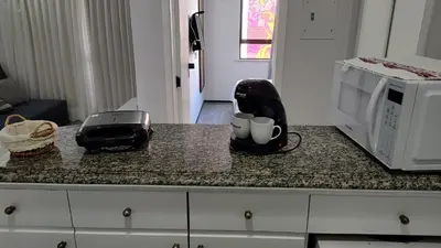 A cozinha ou kitchenette de Lindo Flat Meireles 203 pertinho Beira Mar
