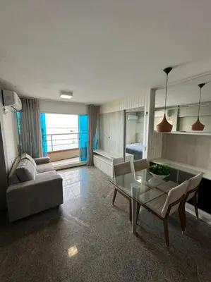 Uma área de estar em Lindo Flat beira-mar