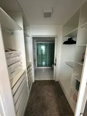 Uma cama ou camas num quarto em Lindo Flat beira-mar