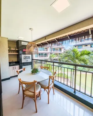 A cozinha ou kitchenette de Manhattan Beach Riviera Aquiraz