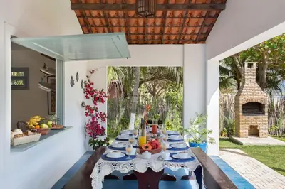 Refeições na villa ou nas proximidades