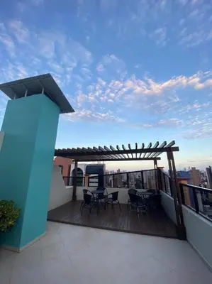 Uma varanda ou terraço em Vista Meireles by DS Imóveis