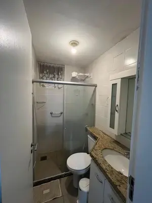 Uma casa de banho em Apartamento Meireles - Beira mar