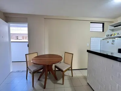 A cozinha ou kitchenette de Apartamento Meireles - Beira mar