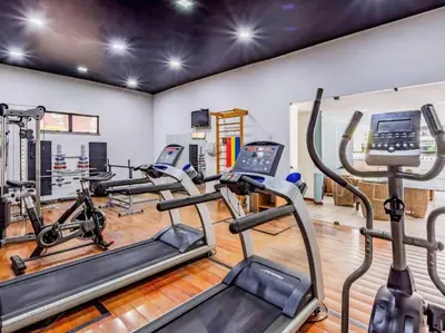 O centro de fitness e/ou as comodidades de fitness de Flat no Coração do Meireles - Apto 1906