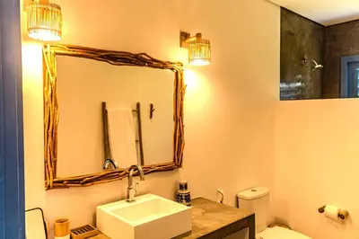 Uma casa de banho em Casa de Praia Perfeita
