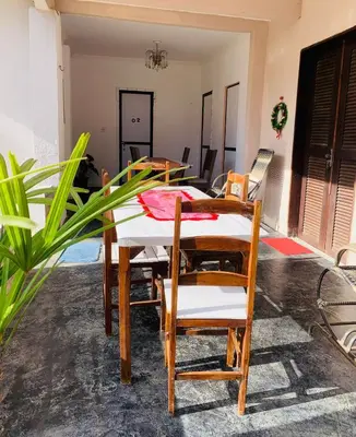 Uma área de estar em Recanto tia tonha