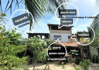 Um jardim no exterior de Apartamento FLOREAL icaraizinho 500 m da praia