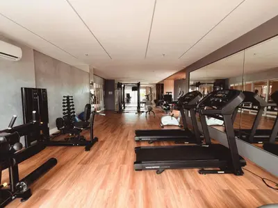 O centro de fitness e/ou as comodidades de fitness de Aquarius Residence Praia de Iracema