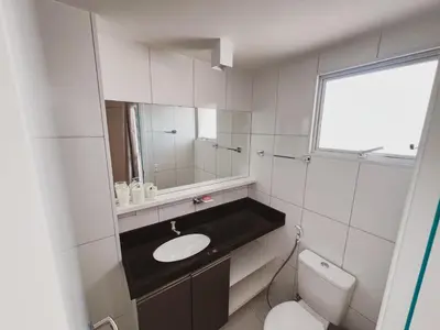 Uma casa de banho em Aquarius Residence Praia de Iracema
