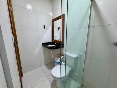 Uma casa de banho em Pousada du Vento