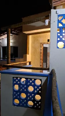 A planta de Casa Tuia Holiday Flat a 2km do centro e das falesias da Praia de Morro Branco