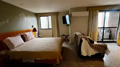 A planta de Flat Beira mar - 1607