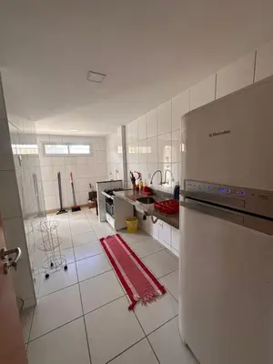 A cozinha ou kitchenette de Apartamento Térreo no Catu Lake Resort Aquiraz