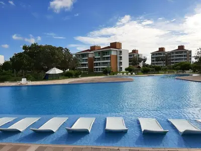 A piscina em ou perto de Apartamento Térreo no Catu Lake Resort Aquiraz